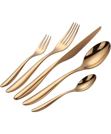 Flatware Sets Gold Knife Fork Spoon Set Cutlery Tableware Stainless Steel Dinnerware Set Luxury Flatware Set Zero Waste Kitchen Device Sets (Color : Knife) - Buy Online on GoSupps.com