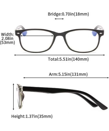 Suertree 3 Pack Reading Glasses for Men & Women - Anti Blue Light 3.5X Diopter Brown Eye Protection for Screen Use - Buy Online on GoSupps.com