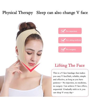 V Face Slimming Belt - Ultra-Thin Face Lifting Strap to Reduce Double Chin & Anti-Aging Cheek Bandage | Shop Internationally - Buy Online on GoSupps.com