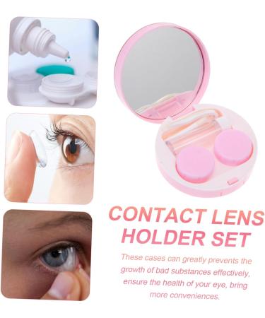 Partykindom Contact Lens Container - Glitter Lens Organizer & Suction Cup Storage Box - Perfect for International Shipping - Buy Online on GoSupps.com