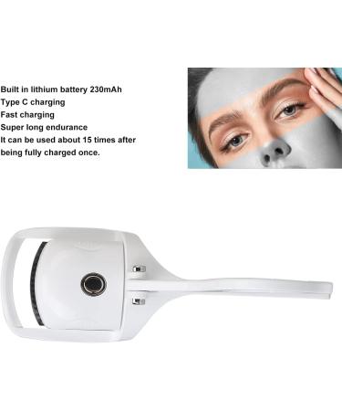Qukaim Rechargeable Lash Curler Electric Lash Curler Portable Heated Eyelash Curler with 3 Gears Temperature Rechargeable White - Buy Online on GoSupps.com