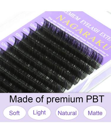 Shop Nagaraku 5 Trays Classic Volume Individual Eyelash Extensions - 0.05 C Curl 9-13mm Lengths 16 Rows - Premium Quality & International Shipping - Buy Online on GoSupps.com