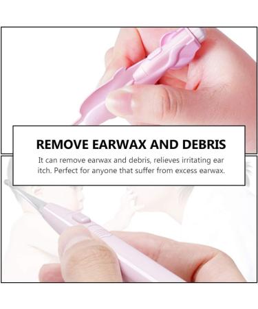 2pcs LED Lighted Ear Wax Cleaner with Tweezer - Pink | Ear Cleaning Removal Tool for Adults - Buy Online on GoSupps.com