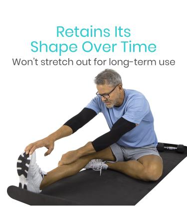 Vive Elbow Compression Sleeve - Golf & Tennis Brace for Tendonitis, Arthritis & Cubital Tunnel - Waterproof Support Wrap for Men & Women (Medium) - Buy Online on GoSupps.com