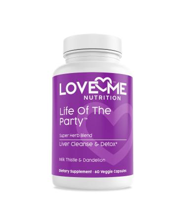 Love Me Nutrition Liver Supplements with Milk Thistle Artichoke Dandelion Root for Men and Women | Boost Immune System Relief | Support Healthy Liver Function and Detoxification | Non-GMO 60 Cap