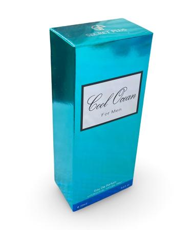 Cool Ocean for Men Eau de Parfum 3.4 Fl Oz Sea Water Lavender Mint Fragrance - Buy Online on GoSupps.com