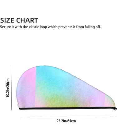Colorful Wavy Abstract Microfiber Hair Towel - Soft Super Absorbent Wrap for Long Curly & Thick Hair - Buy Online on GoSupps.com