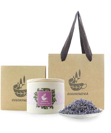 COLORFULTEA - 50g (1.76 oz) - Chinese Health Herbal Tea - Flower Tea - Floral Tea - Scented Tea - Dried Lavender Tea/Lavender Flowers Buds Tea - Fragrant Natural Organic Tea - Buy Online on GoSupps.com