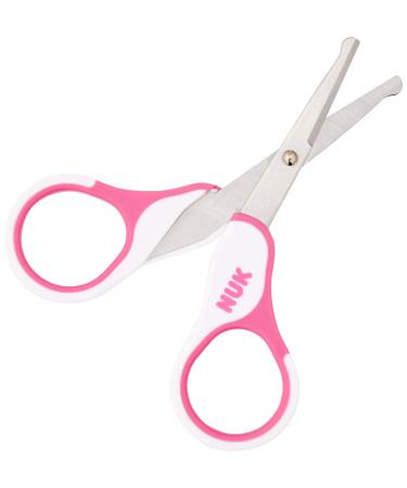 NUK Baby Nail Scissors Safe and Precise 1 Piece Red