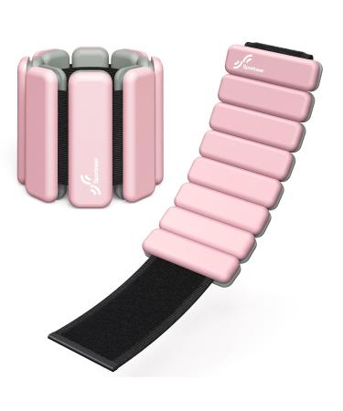 Sports of portable weight cuffs-2-series set (0.5 kg & 1 kg) for women and men ankle weight set for yoga dance aerobics 0.5kg*2 pink peony - Buy Online on GoSupps.com