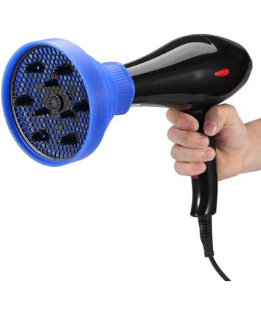 Professional Collapsible Hair Dryer Diffuser - Portable Blue Hair Blower Attachment - Buy Online on GoSupps.com