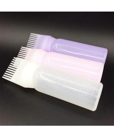 Beaupretty Root Comb Applicator Bottle - Hair Dye Brush with Graduated Scale (3pcs) - Buy Online on GoSupps.com