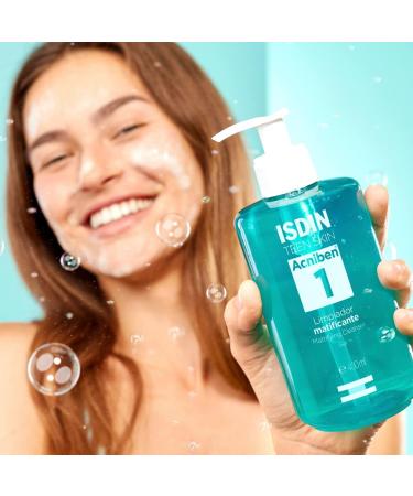 ISDIN Acniben Motivating Cleanser Deep Cleansing Gel for Oily Skin 400ml - Buy Online on GoSupps.com
