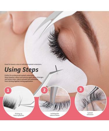 Teenitor 2-Piece Professional Stainless Steel Eyelash Extension Tweezers Set Dolphin-Shaped & Curved Pointed Tips for Precision Nipping - Buy Online on GoSupps.com