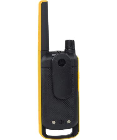 Motorola Solutions Portable FRS T470 Talkabout Two-Way Radios Emergency Preparedness Rechargeable 22 Channel 35 Mile Black W/Yellow 2 Pack - Buy Online on GoSupps.com