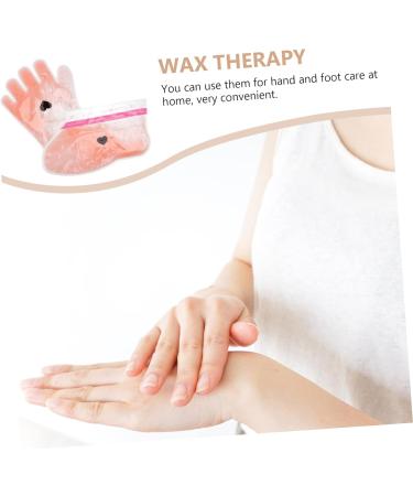 FRCOLOR Dual Pairs Wax Gloves Wax Hand Gloves Spa Mitts Paraffin Bath Booties Paraffin Wax Foot Covers Scrub Gloves Wax Hand Cover Moisturizing Non-Woven Fabric Protector Professionl - Buy Online on GoSupps.com