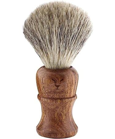 JAG Shaving Razor Brush - Elegant Sustainable Wooden Handle for Perfect Shaving - Ideal Match for Your Razor Planer - Buy Online on GoSupps.com