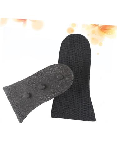 FOMIYES Height Increasing Insoles - 1 Pair PU Shoe Lift Pads for Taller Feet - Black M - Buy Online on GoSupps.com