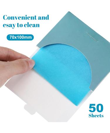 600 Sheets Natural Oily Facial Blotting Paper | Portable Oil Control Wipes | Absorbent Face Oil Sheets for Makeup & Skin - 12 Pack - Buy Online on GoSupps.com