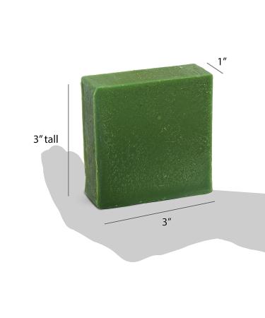 Hemlock Park Genovese Basil Shea Butter Bar Soap | Handcrafted in USA | Moisturizing Formula with Coconut Oil & Olive Oil | 1 Bar - Buy Online on GoSupps.com