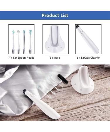 JYYBN Ear Wax Removal Tool with LED Light Camera - White | Ear Endoscope Kit for Kids, Adults, and Pets - Buy Online on GoSupps.com