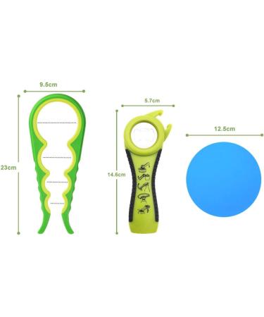 4-in-1 Glass Opener | 5-in-1 Silicone Bottle Opener Set - Anti-Slip Kitchen & Camping Gadget - Buy Online on GoSupps.com