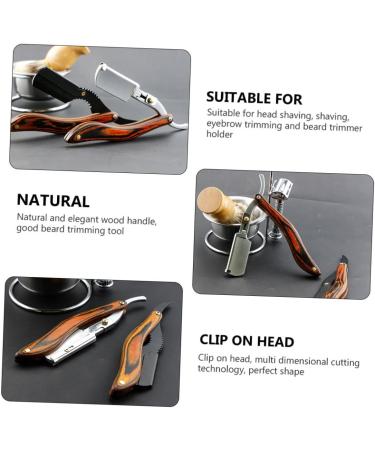 Buy Healeeved Mens Folding Rabbiters Rockable Cutters - Foldable Beard Cutter & Wooden Shaver | International Shipping - Buy Online on GoSupps.com