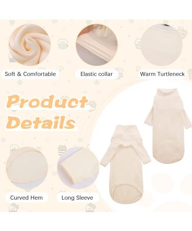 XXL Pumyporeity Sphynx Cat Sweater - Warm Cotton Monkish West Vest Costume for Hairless Cats - Beige Kitten Jumper - Buy Online on GoSupps.com