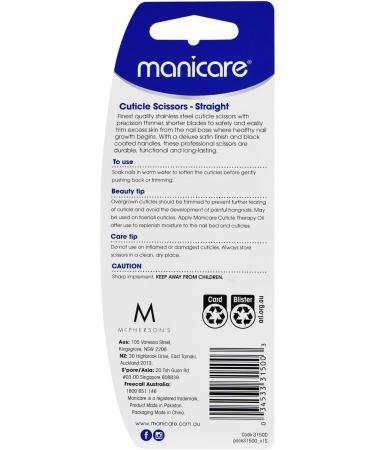 Manicare Cuticle Scissor Straight - Buy Online on GoSupps.com