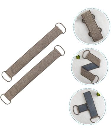 Healvian 2pcs Natural Body Exfoliator Scrubbing Sponge Set for Shower and Bath - Dead Skin Removal, Relaxing Massage, and Deep Cleaning - Buy Online on GoSupps.com