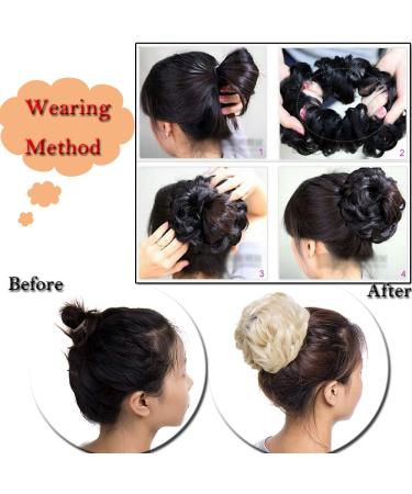 SEGO Voluminous Hairpiece Bun Tie | Blonde #613C Hair Extension for Updos - Buy Online on GoSupps.com