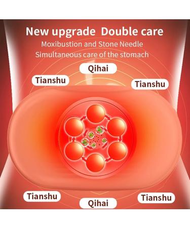 Buy Electric Abdominal Massage Device | Automatic Bian Stone Massager with 3 Strength Levels & Intelligent Timing for Belly Back & Neck - Buy Online on GoSupps.com