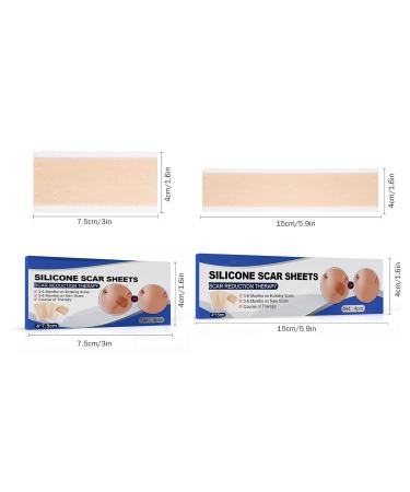 Silicone Gel Scar Patch - Fade Stretch Marks, Burns & Cuts, Smooth Skin - Tinted Face Moisturizer - One Size - Buy Online on GoSupps.com
