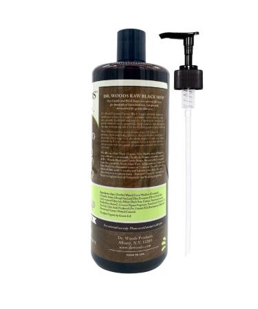 Dr. Woods Raw Black Coconut Papaya Soap with Organic Shea Butter - 32 oz Pump - Buy Online on GoSupps.com