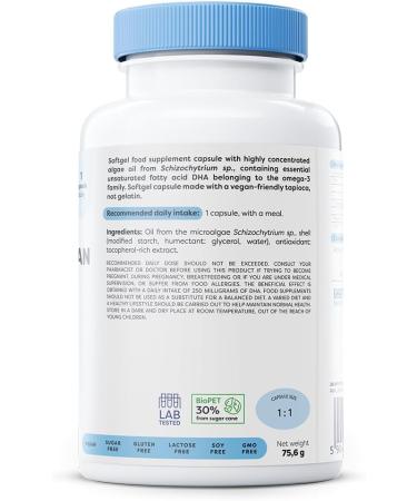 Osavi Omega3 Vegan 250mg DHA 120 vegan softgels - Buy Online on GoSupps.com