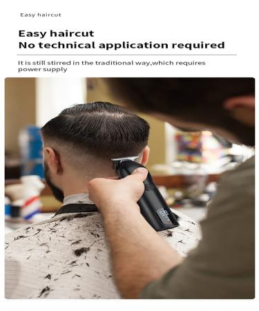 Buy Rechargeable Hair Clippers for Men - T-Blade Trimmer & LCD Graffiti Design for Kids | Best Barber Shop Clipper for Household Use - Buy Online on GoSupps.com