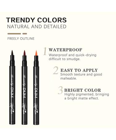MAFK Liquid Eyeliner - Matte Neon Purple Waterproof Liner Pen - Buy Online on GoSupps.com