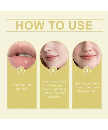 Lip Wrinkle Plasters 6 Pairs 5x7cm Lip Anti Wrinkle Pads Lifting Moisturizing Skin Care Patches Line Care Treatment For Overnight Recovery Daily Hydration and Smoothing Use - Buy Online on GoSupps.com