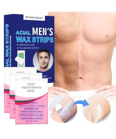 30-Piece Wax Strips Hair Removal Set for Face - Cold Wax for Lips & Eyebrows All Skin Types Men's Hair Removal - Buy Online on GoSupps.com
