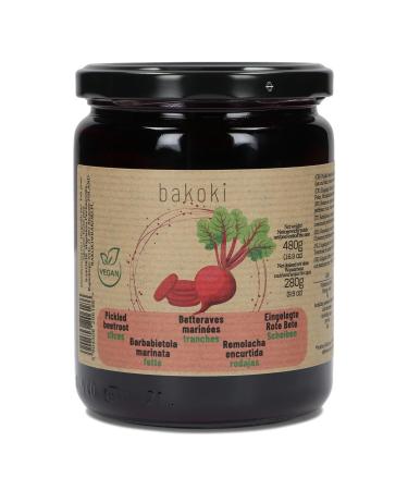 BAKOKI Premium Pickled Beetroot Slices - 2 x 480g Pack | Buy Quality Beetroot Online - Buy Online on GoSupps.com
