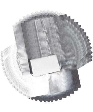  Ynredee 300 Pcs Aluminum Nail Art Remover Nail Art Soak Off Acrylic Gel Cuticle Pusher - Buy Online on GoSupps.com