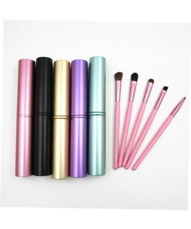 PLAFOPE 5pcs Eyeshadow Brush Makeup Brush Eye Shadow Brush Purple Wooden - Buy Online on GoSupps.com