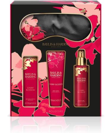 Baylis & Harding Boudoire Cherry Blossom Beauty Sleep Gift Set - Vegan Friendly Luxury Set - Buy Online on GoSupps.com