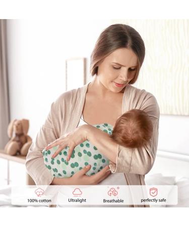 Vicloon Baby Swaddle Wraps 2 pcs - 100% Organic Cotton, Breathable Fabric - New Born Swaddle Blanket for Boy and Girl (Green-Pink) - Buy Online on GoSupps.com