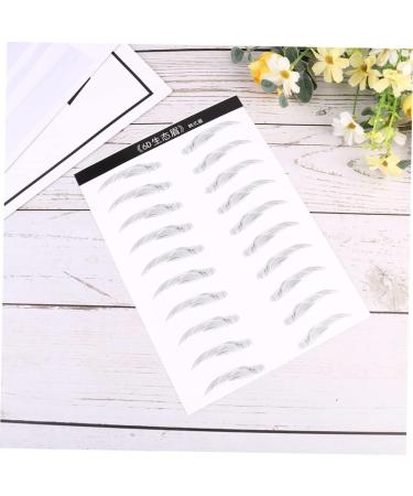 NOLITOY 2 Pairs Eyebrowsb Stick-on Brows Artificial Eyebrow Patch Eyebrow Stickers Makeup Tools - Buy Online on GoSupps.com