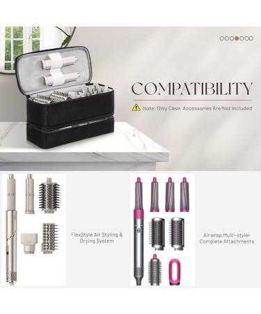 kzxbty Carrying Case for Hair Dryer Flexstyle Brush Hair Accessories Tools Storage Bag B About 31x15x16cm - Buy Online on GoSupps.com