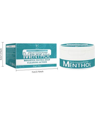 PEGO Adult Tooth Powder - Mint Flavor Adult Tooth Powder for Fresh Breath,Deep Teeth Cleaning, Gentle & Non-Irritating,Travel-Size,Effective Oral Hygiene (Menthol) - Buy Online on GoSupps.com