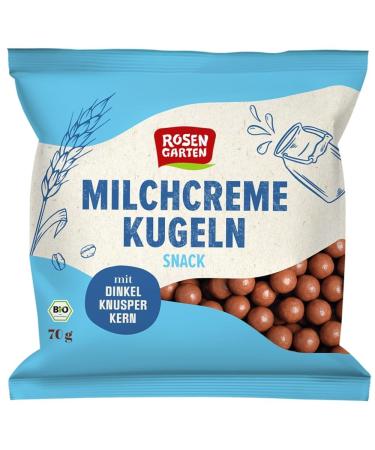 Rosengarten Snack Milk Cream Balls, 70g (Pack of 4)