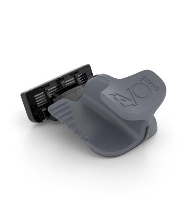 EvoShave Razor in Carbon Black with 2 Razor Blade Refills