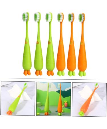 Beaupretty 30 Pack Carrot Toothbrushes for Kids - Bulk Manual Travel Toothbrushes - Beautiful Children's Oral Care Tools - Buy Online on GoSupps.com